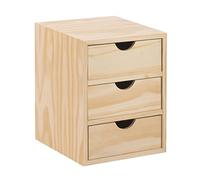 Astigarraga Mini cajonera de Madera con Tres cajones 28x21x20cm