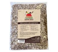 Astillas de madera de haya para hámsteres, tortugas, reptiles, serpientes, lagartos, pájaros, 5 L, sustrato versátil, absorbente y biodegradable, tratado térmicamente, facilita la limpieza, uso en