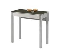 ASTIMESA ala caída Mesa de Cocina, Metal, Grafito, 90x50 cms