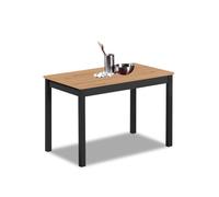 ASTIMESA - Mesa de Cocina con Tapa laminada Color Amazonas - Estructura de Aluminio - Ideal para Cocinas Pequeñas y Decoración Minimalista - Práctica para Organizar Espacios - Medidas: 100 cm x 60 cm