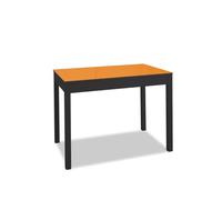 ASTIMESA Mesa de Cocina Fija Alta 92 cm, Naranja