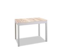 ASTIMESA - Mesa de Cocina Fija - Alto 92 cm - Estructura Aluminio con Tapa Laminado Color Amundsen - Ideal para Espacios Pequeños - Medidas 90 x 50 x 92 cm