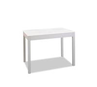 ASTIMESA - Mesa de Cocina Fija - Alto 92 cm - Estructura Aluminio con Tapa Laminado Color Boreal - Ideal para Espacios Pequeños - Medidas 90 x 50 x 92 cm
