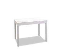 ASTIMESA - Mesa de Cocina Fija - Alto 92 cm - Estructura Aluminio con Tapa Laminado Color Cervino - Ideal para Espacios Pequeños - Medidas 90 x 50 x 92 cm