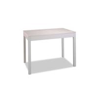 ASTIMESA - Mesa de Cocina Fija - Alto 92 cm - Estructura Aluminio con Tapa Laminado Color Niebla - Ideal para Espacios Pequeños - Medidas 90 x 50 x 92 cm