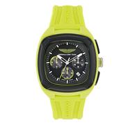 Aston Martin Am Formula 1 MTFO1 - Reloj analógico de Cuarzo para Hombre (Silicona), Amarillo