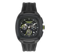 Aston Martin Am Formula 1 MTFO1 - Reloj analógico de Cuarzo para Hombre (Silicona), Negro