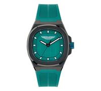Aston Martin AML Icon MTIG1 - Reloj analógico de Cuarzo para Hombre (Silicona), Verde
