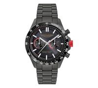 Aston Martin AML Icon MTIS1 Reloj de Pulsera para Hombre, cronógrafo, Acero Inoxidable, Negro