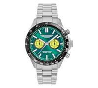 Aston Martin AML Icon MTIS1 Reloj de Pulsera para Hombre, cronógrafo, Acero Inoxidable, Plata
