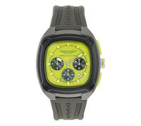 Aston Martin Aramco MTFO1F50443 - Reloj analógico cuadrado de 44 mm con esfera amarilla para hombre