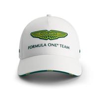 Aston Martin F1 2025 Gorra del Equipo Blanca - Talla Única