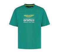 Aston Martin F1 Camiseta de Logo Grande para Hombre Verde - Talla: XXL