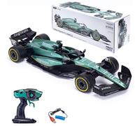 Aston Martin F1 - Coche teledirigido AMR22 (Escala 1:14) - Mando a Distancia de 2,4 GHz - Modelo de Coche de Carreras de Aston Martín - Conductor: Fernando Alonso & Lance Stroll - Fórmula 1