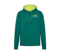 Aston Martin F1 Logo Sudadera con Capucha Hombres - Verde - Talla: L