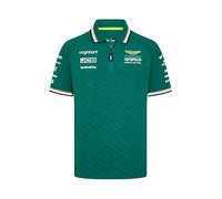 Aston Martin F1 Polo del Equipo 2024 para Hombre - Verde - Talla: S