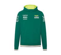 Aston Martin F1 Sudadera con Capucha 2024 - Hombre - Verde - Talla: XXL