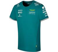 Aston Martin Formula One Team - Camiseta oficial de Fórmula Uno, réplica de la del equipo, para hombre, Verde turquesa, 2023, XL