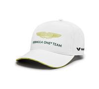 Aston Martin F1 Gorra del Equipo 2024 - Unisex - Blanco - Talla única