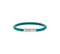 ASTON MARTIN Pulsera Hombre Silicona Verde Acero Inoxidable AML THRILL