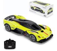 Aston Martin Valkyrie AMR Pro - Coche RC verde lima con licencia oficial a escala 1:24 - Coche RC perfecto para niños y niñas