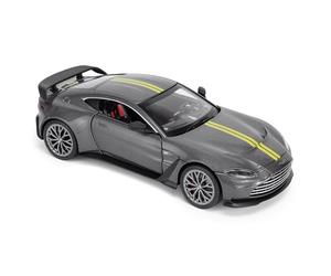 Aston Martin Vantage V12 1:24 Escala Die-Cast Model Car - Grey | Detailed Collectors Edition Diecast | Producto Oficial con Licencia