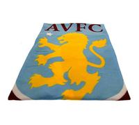 Aston Villa FC Aston Villa Fleece Blanket Pulse Design Mantas para Cama, Multicolor, Único