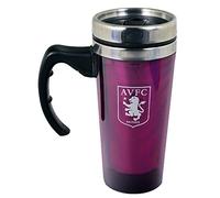 Aston Villa FC - Taza de Viaje de Aluminio 450ml (Tamaño Único)