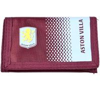 Aston Villa Official Football Club - Cartera con diseño desteñido, color rojo y azul, burdeos, Talla única, Deportivo