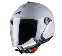 Astone Helmets - MINIJET S monocolor- Casque jet - Casque jet usage urbain - Casque compact - Coque en polycarbonate - Matt Gun Metal XS