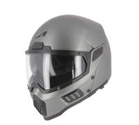 Astone Helmets Spectrum Matt Gun Metal XL - Casco de Motocicleta - Casco Integral homologado - Casco de Motocicleta de Fibra de Vidrio