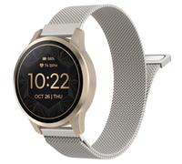 Astorgos 18mm Correa Metálica Compatible con Garmin Venu 4 41mm/3S/2S; Forerunner 265S/255S; Vivoactive 4S/Vivomove 3S, Correa de Repuesto Malla de Acero Inoxidable con Cierre Magnético, Estrella Oro