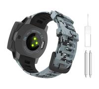 Astorgos 1Pack Sport Watch Band Compatible con Garmin Instinct Esports/Solar/Tactical/Tide Military Watch/Instinct 2 Sports GPS, Pulsera de Silicona Suave Reemplazo de la Correa, Camuflaje Mosaico