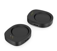 Astorgos 2 Pack Base de Carga Magnética Compatible con Amazfit T-Rex 3/3 Pro/Balance 1/2/Helio Strap, Adaptador Cargador Portátil con Puerto USB C, Sin Cable