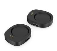 Astorgos 2 Pack Base de Carga Magnética para Amazfit T-Rex 3/3 Pro/Balance 1/2/Helio Strap, Adaptador Cargador Portátil con Puerto USB C, Sin Cable