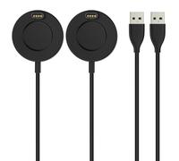 Astorgos 2 Pack Cargador Compatible con Reloj Garmin, Cable USB-A, Negro | Compatible con Garmin Vivoactive 6/5,Fenix 9/9 Pro/8/7/6/5,Forerunner 970/570/265,Instinct,Venu, Cable de Carga Magnético 1 m
