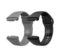 Astorgos 2 Pack Correa de Reloj Compatible con Xiaomi Redmi Watch 3 Active, Pulsera Deportiva de Repuesto de TPU para Hombre Mujer, Negro+Blanco