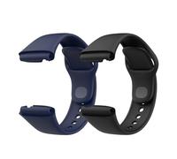 Astorgos 2 Pack Correa de Reloj Compatible con Xiaomi Redmi Watch 3 Active, Pulsera Deportiva de Repuesto de TPU para Hombre Mujer, Negro+Blanco