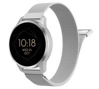 Astorgos 20mm Correa Metálica Compatible con Vivoactive 6/5/3, Forerunner 570 42mm/55/245/645, Venu, Correa de Repuesto de Malla de Acero Inoxidable con Cierre Magnético, Plata
