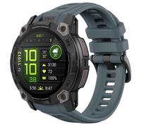 Astorgos 22mm Caucho Deporte Correa de Repuesto Compatible con Garmin Instinct 3 Solar 45mm/Instinct 3 Amoled 45mm, Impermeable Reloj Correa de la Pulsera Transpirable Ligero, Azul Crepúsculo