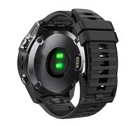 Astorgos 22mm Correa de Silicona Compatible con Garmin Fenix 7/6/6 Pro/5/5 Plus/Forerunner 945/935/Approach S62/S60/Instinct/MARQ, Correa de Reloj Ajustable Transpirable de Reemplazo, Negro