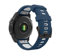 Astorgos 22mm Reloj Correa Compatible con Garmin Fenix 7/7 Pro/6/6 Pro/5/5 Plus/Forerunner 965/955/945/Instinct Solar/Instinct 2, Correa de Reloj de Liberación Rápida Deporte, Azul/Blanco