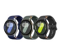 Astorgos 3 Piezas Correas Deportivas Compatible con Samsung Galaxy Watch 7 FE 6 5 4 40mm 44mm, Pulsera de Silicona Suave para Galaxy Watch 6 4 Classic 43mm 47mm/5 Pro 45mm Mujer Hombre, N/AM/VM
