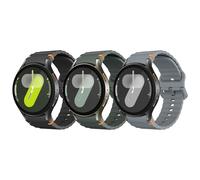Astorgos 3 Piezas Correas Deportivas Compatible con Samsung Galaxy Watch 7 FE 6 5 4 40mm 44mm, Pulsera de Silicona Suave para Galaxy Watch 6 4 Classic 43mm 47mm/5 Pro 45mm Mujer Hombre, N/VM/GE