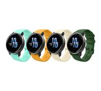 Astorgos 4Pack Pulsera de Reloj Compatible con Garmin Forerunner 265S/255S/255S Music; Vivoactive 4S; Venu 4 41mm/3S/2S; Vivomove 3S, 18 mm Pulsera de Silicona Suave Transpirable Reemplazo,MulticolorB