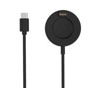 Astorgos Cargador Compatible con Reloj Garmin, Cable USB-C, Negro