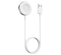 Astorgos Cargador inalámbrico Compatible con Huawei Watch GT6/5/4/3/2 Pro/Watch 5/4/3/Fit 4/Ultimate/D2, Base de Carga de Aleación de Aluminio con Cable de Carga de 100 cm, Blanco