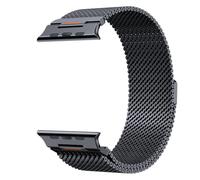 Astorgos Correa de Reloj Metálica Compatible con Apple Watch Ultra 3/2/1 49mm, S11/S10 46mm, 9/8/7 45mm, SE3/SE2/SE/6/5/4 44mm, 3/2/1 42mm, Correa de Reloj Acero Inoxidable Malla Hombre Mujer, Gris