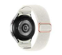 Astorgos Correa Elástica de Nylon Compatible con Samsung Galaxy Watch 7 6 5 4 FE 40mm 44mm/Watch 6 4 Classic 43mm 47mm/5 Pro 45mm, Pulsera Deportiva Ajustable para Mujer Hombre, Estrella Oro