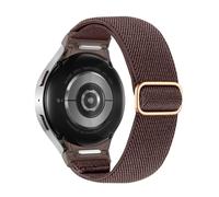 Astorgos Correa Elástica de Nylon Compatible con Samsung Galaxy Watch 7 6 5 4 FE 40mm 44mm/Watch 6 4 Classic 43mm 47mm/5 Pro 45mm, Pulsera Deportiva Ajustable para Mujer Hombre, Morado Humo